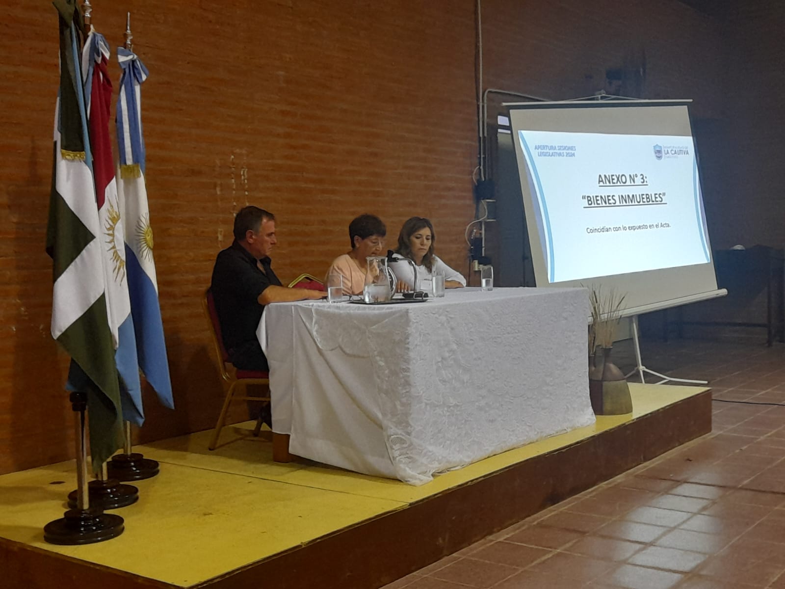 apertura secciones municipalidad la cautiva 
